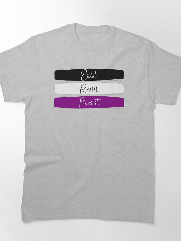 Ace Pride Exist, Resist, Persist Classic T-Shirt